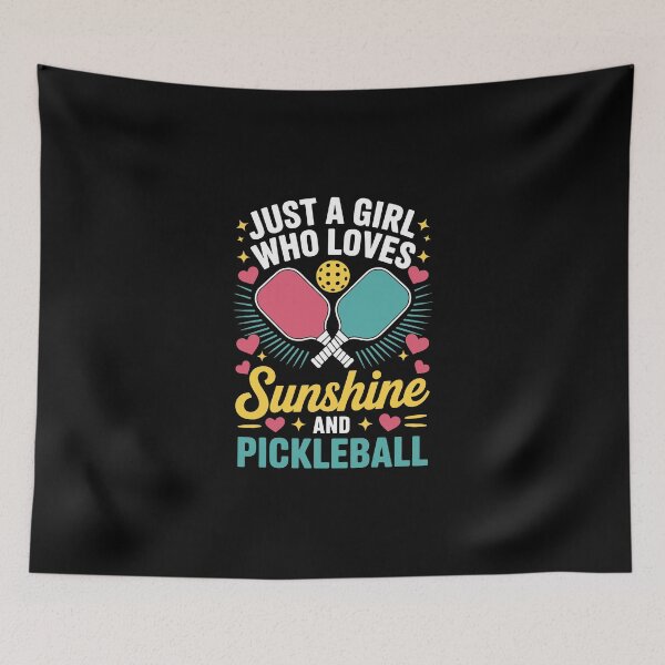 Item preview, Just A Girl Who Loves Sunshine And Pickleball designed and sold by jkrphoto.