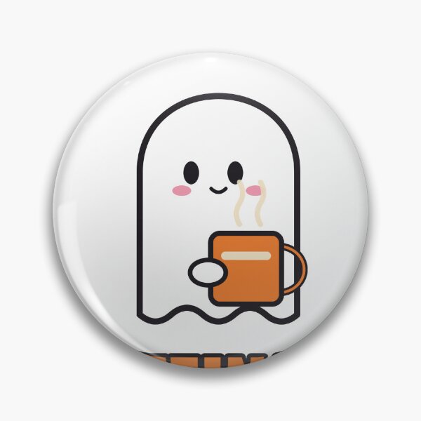 Item preview, Spooky But Caffeinated – Cute Ghost Coffee Halloween designed and sold by Gabtrex.