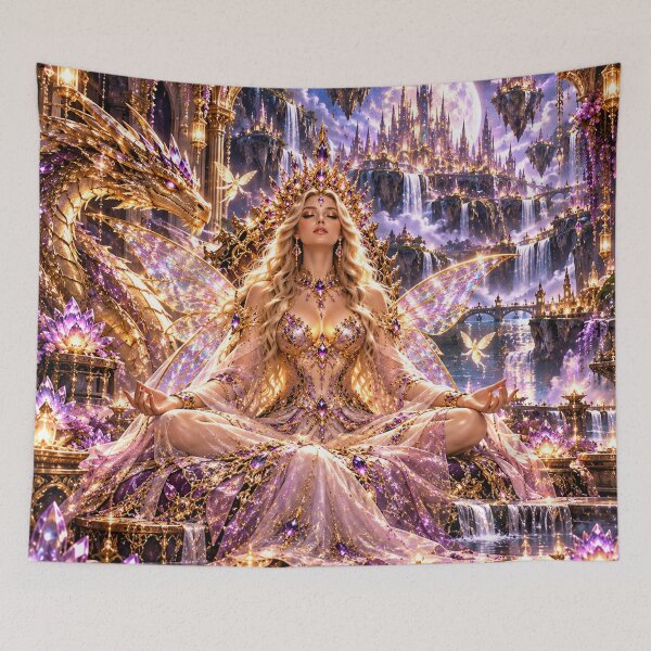 Item preview, Moonlit Fairy Queen of the Dream Kingdom designed and sold by PurvaNimfaMagic.