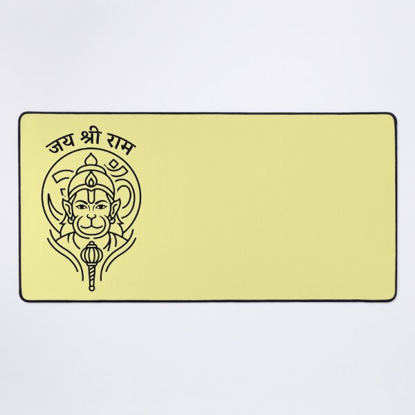 Item preview, Minimal Hanuman Line Art with Gada designed and sold by hutofdesigns.