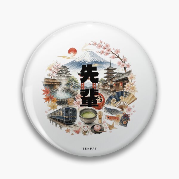 Item preview, Senpai | Japan Travel Memories Collage | Japanese Design designed and sold by JapanMemoir.