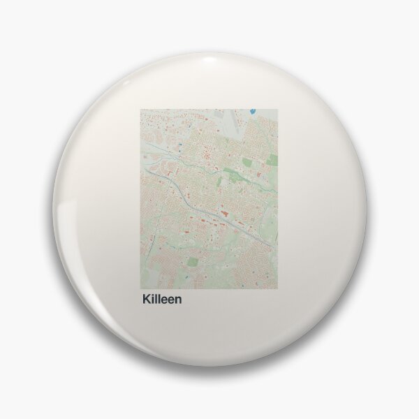 Item preview, Killeen Minimalistic Map Art designed and sold by MapsNerd.