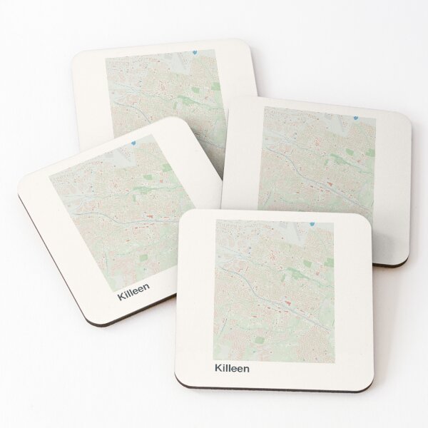 Item preview, Killeen Minimalistic Map Art designed and sold by MapsNerd.