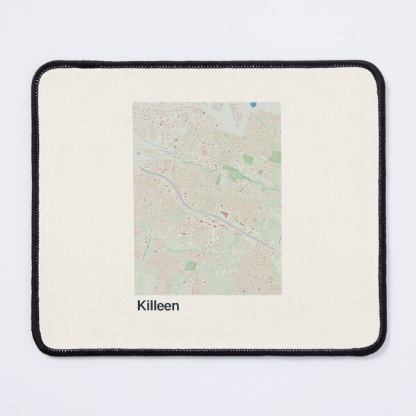 Item preview, Killeen Minimalistic Map Art designed and sold by MapsNerd.
