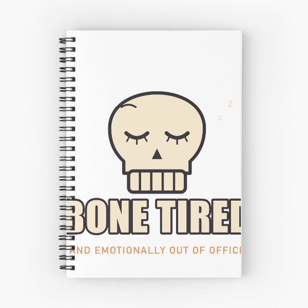 Item preview, Bone Tired – Sleepy Skull Funny Halloween designed and sold by Gabtrex.