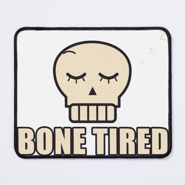 Item preview, Bone Tired – Sleepy Skull Funny Halloween designed and sold by Gabtrex.