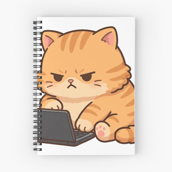 Item preview, Cat Working On Laptop designed and sold by Dlvznbm.