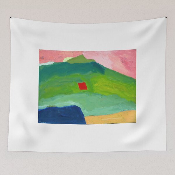 Item preview, Etel Adnan art - Etel Adnan artist - Etel Adnan painting - Etel Adnan abstract art - Etel Adnan landscape designed and sold by AnreatLTD.