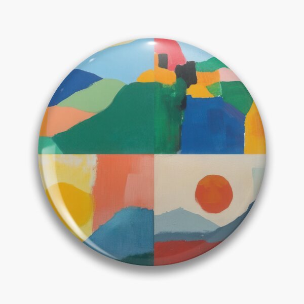 Item preview, Etel Adnan art - Etel Adnan artist - Etel Adnan painting - Etel Adnan abstract art - Etel Adnan landscape designed and sold by AnreatLTD.