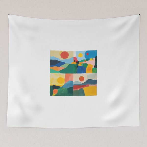 Item preview, Etel Adnan art - Etel Adnan artist - Etel Adnan painting - Etel Adnan abstract art - Etel Adnan landscape designed and sold by AnreatLTD.