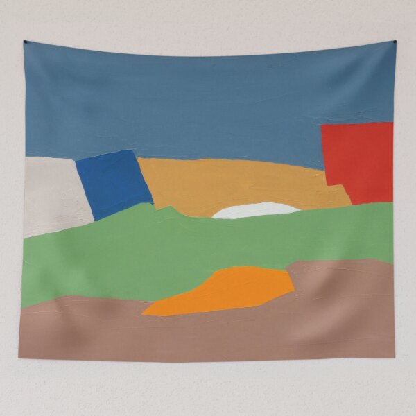 Item preview, Etel Adnan art - Etel Adnan artist - Etel Adnan painting - Etel Adnan abstract art - Etel Adnan landscape designed and sold by AnreatLTD.