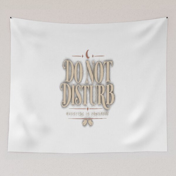 Item preview, Do Not Disturb – Haunting in Progress Retro Ghost Halloween designed and sold by pinkaesthetik.