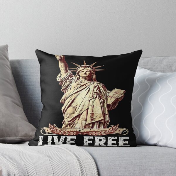 Item preview, Live Free or Die – Statue of Liberty designed and sold by Freedom In Threads.