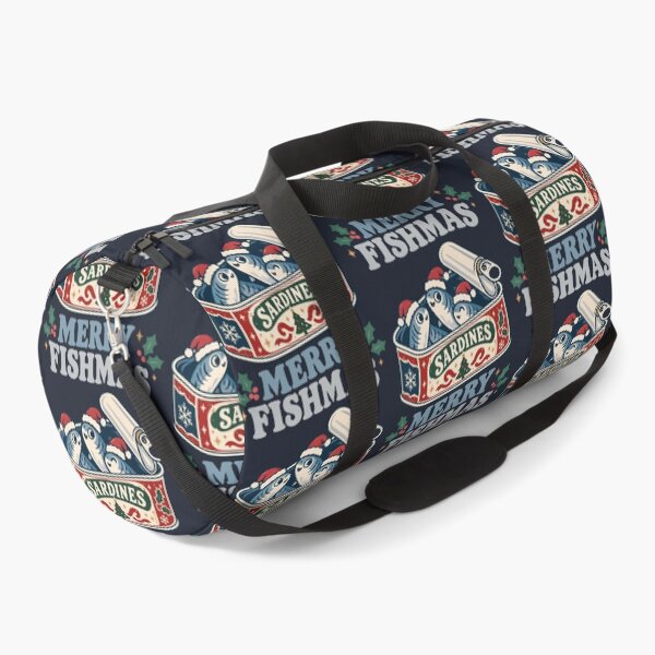 Item preview, Funny Christmas Sardine Can – Merry Fishmas Retro Holiday Fish Design designed and sold by Skryp-art.