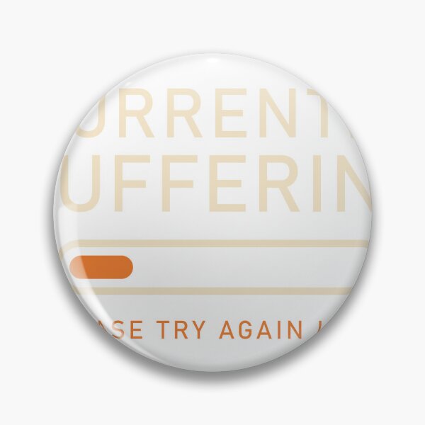 Item preview, Currently Buffering – Funny Loading Bar Introvert designed and sold by Gabtrex.