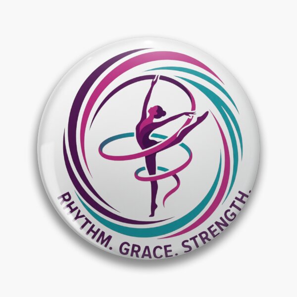 Item preview, Rhythm. Grace. Strength. Rhythmic Gymnastics designed and sold by FlipGymnasticsMerch.