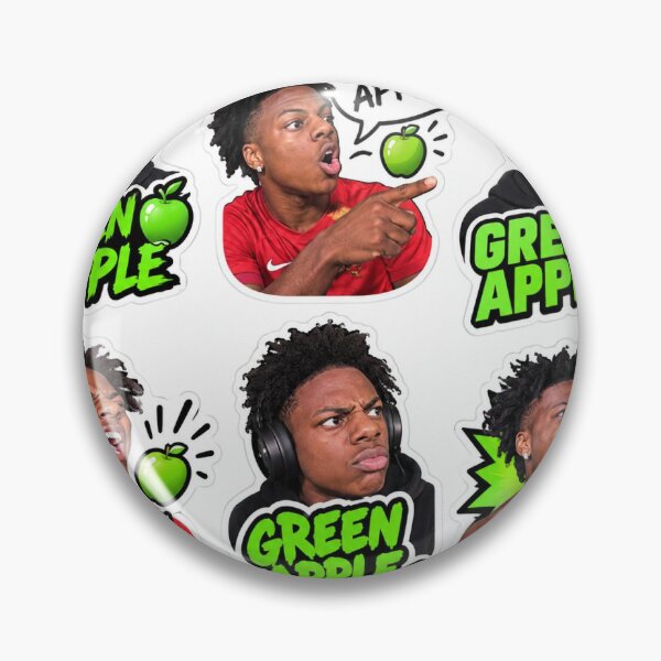 Item preview, Ishowspeed green apple designed and sold by abderrazzak staili.