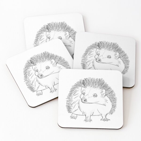 Item preview, Cute Sketchy Hedgehog Drawing designed and sold by HunzikerArt.
