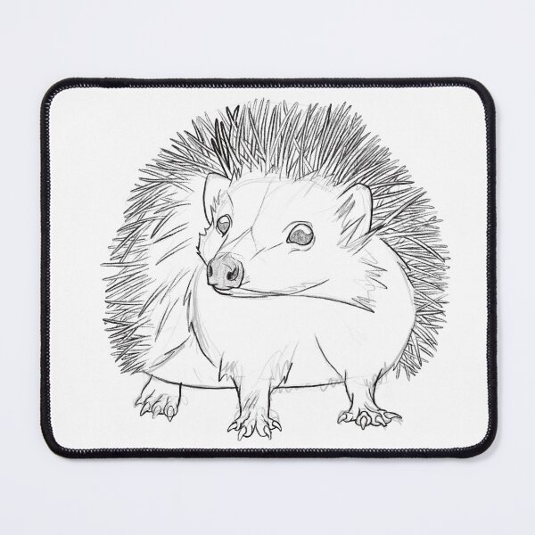 Item preview, Cute Sketchy Hedgehog Drawing designed and sold by HunzikerArt.