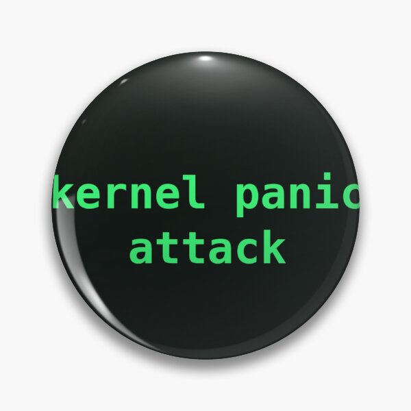 Item preview, Kernel Panic Attack Funny Tech Sticker designed and sold by byork215.