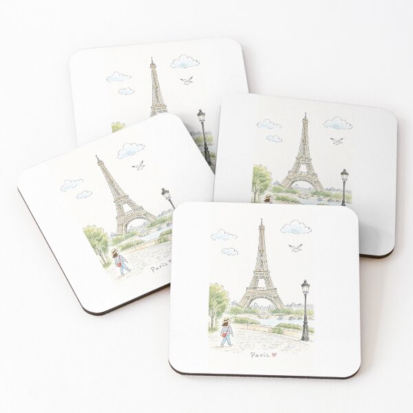 Item preview, Whimisical sketchy arty Paris Eiffel Tower designed and sold by CirrusSky.
