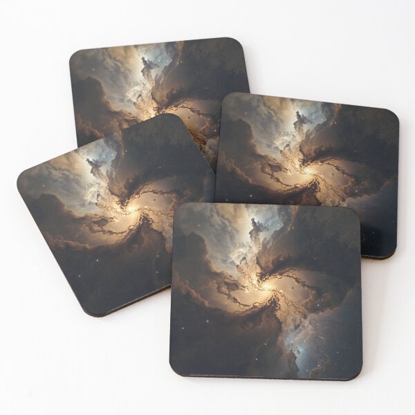 Item preview, The Birth of Light | Abstract Cosmic Wall Art designed and sold by VeloraNature.