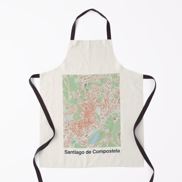 Item preview, Santiago de Compostela Minimalistic Map Art designed and sold by MapsNerd.