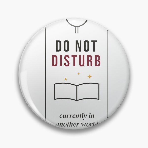 Item preview, Do Not Disturb Currently in Another World - Book Lover designed and sold by Rilindi.
