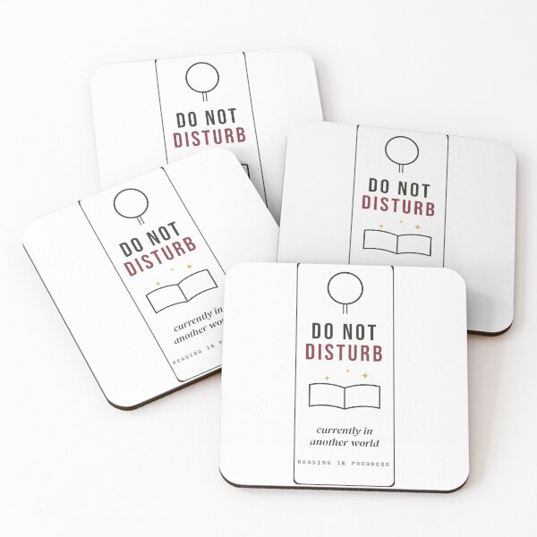 Item preview, Do Not Disturb Currently in Another World - Book Lover designed and sold by Rilindi.