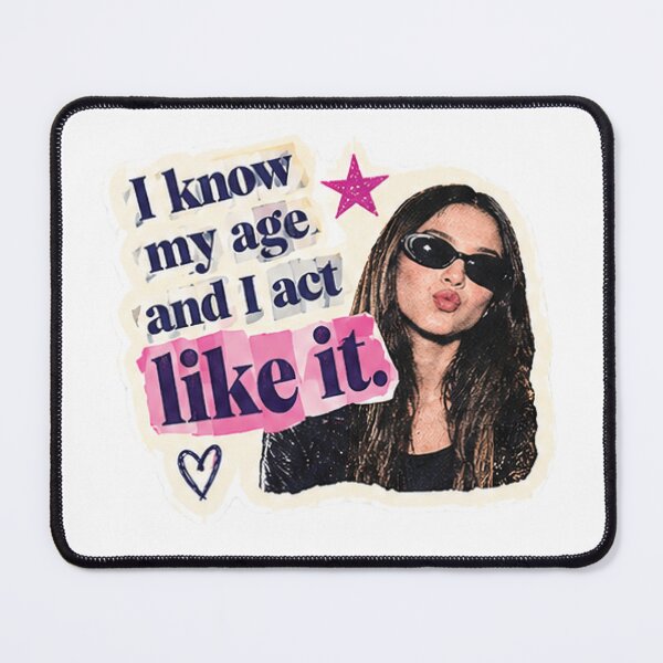 Item preview, I Know My Age Retro Sticker | Olivia Rodrigo Inspired Y2K Collage designed and sold by SugarRuushShop.