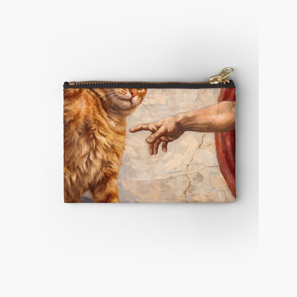 Item preview, The Creation of Adam Cat Parody  designed and sold by FaizArtShop.