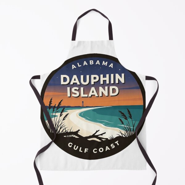 Item preview, Dauphin Island Alabama West End Beach Dusk Round Badge Sticker designed and sold by DetourDgn.
