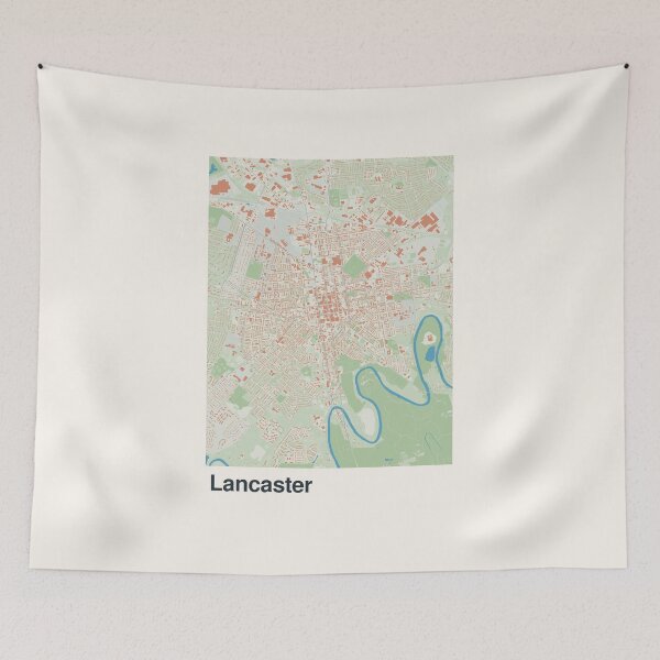 Item preview, Lancaster Minimalistic Map Art designed and sold by MapsNerd.
