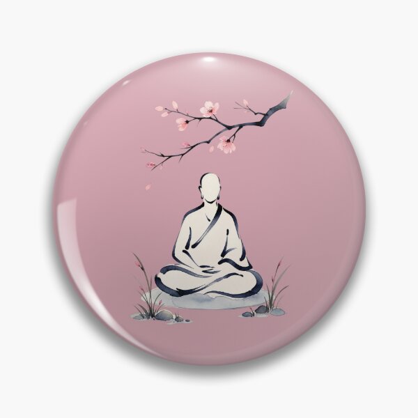 Item preview, Zen Meditation Under Cherry Blossoms designed and sold by ZYVARENNE.