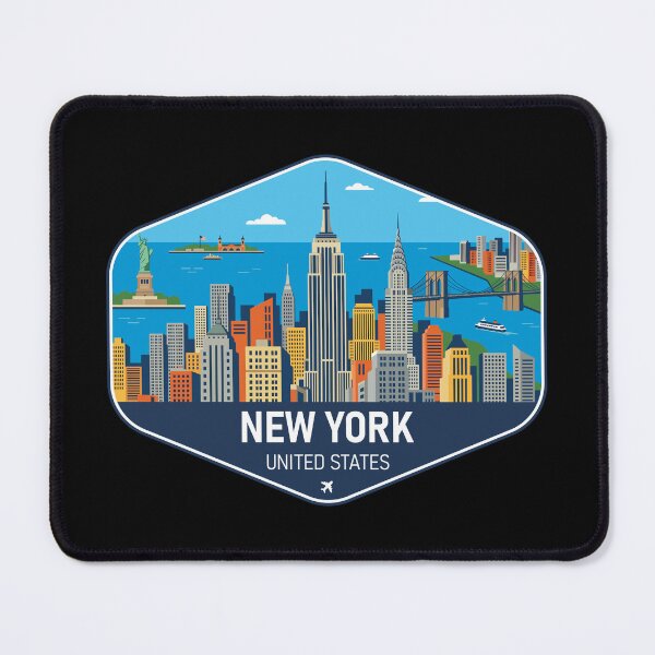 Item preview, New York United States Travel Souvenir designed and sold by RareDeerArt.