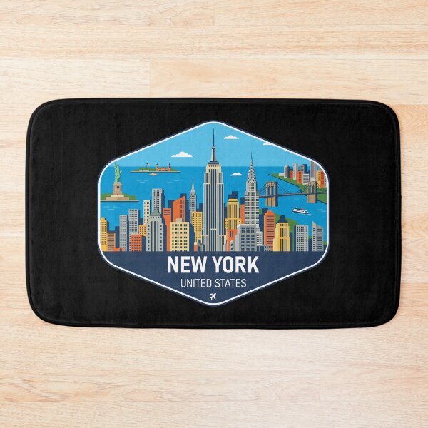 Item preview, New York United States Travel Souvenir designed and sold by RareDeerArt.