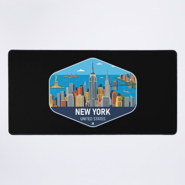 Item preview, New York United States Travel Souvenir designed and sold by RareDeerArt.