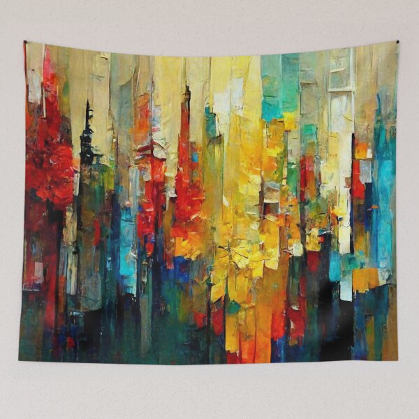 Item preview, Abstract Vertical Wall Art designed and sold by shelteredinside.
