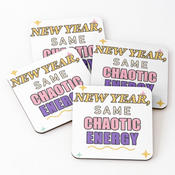 Item preview, New Year, Same Chaotic Energy – Funny New Years Eve designed and sold by Gabtrex.