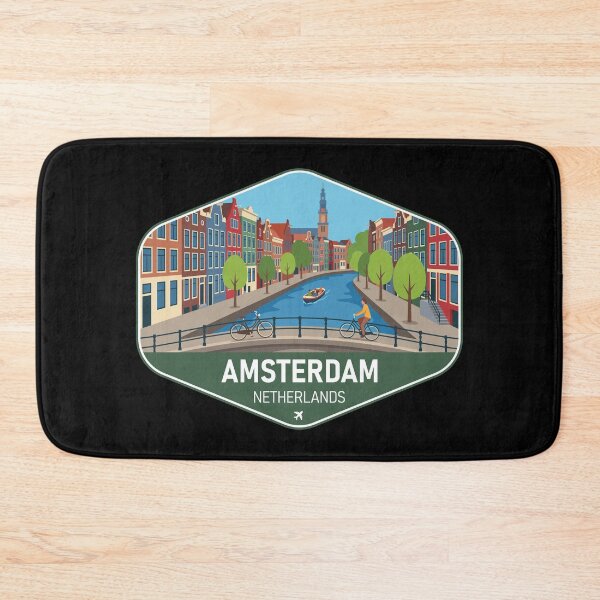 Item preview, Amsterdam Netherlands Travel Souvenir designed and sold by RareDeerArt.