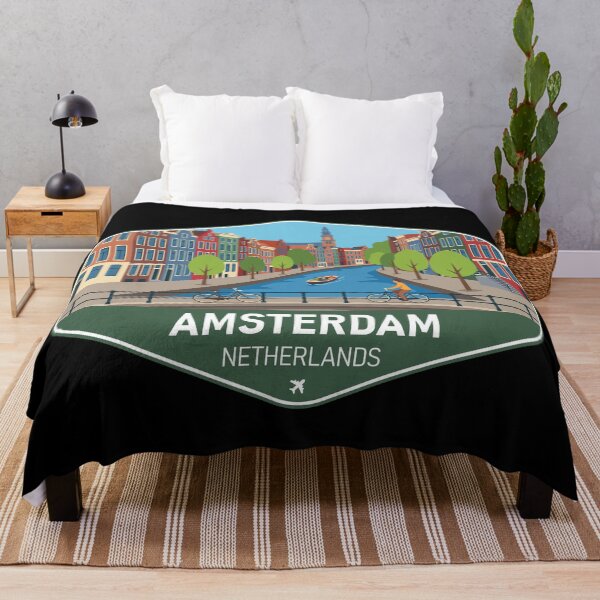 Item preview, Amsterdam Netherlands Travel Souvenir designed and sold by RareDeerArt.