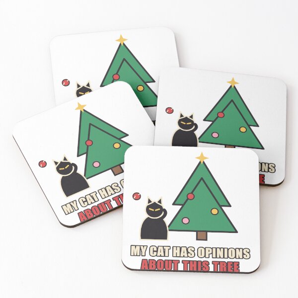 Item preview, My Cat Has Opinions About This Tree – Funny Christmas Cat designed and sold by Gabtrex.