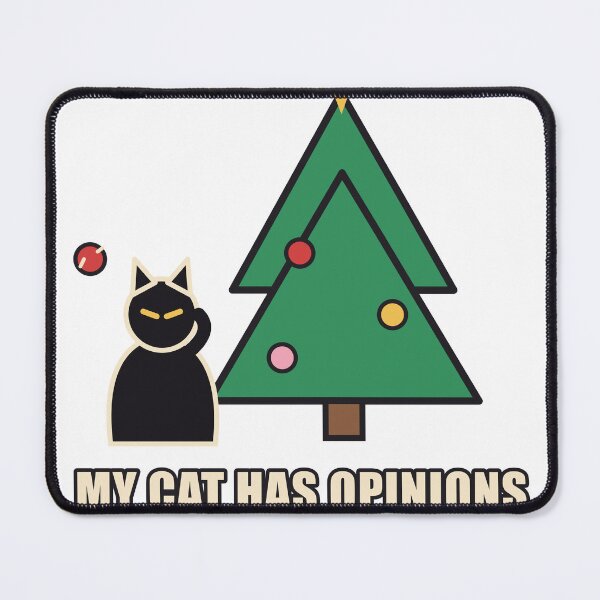 Item preview, My Cat Has Opinions About This Tree – Funny Christmas Cat designed and sold by Gabtrex.