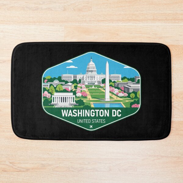 Item preview, Washington Dc United States Travel Souvenir designed and sold by RareDeerArt.