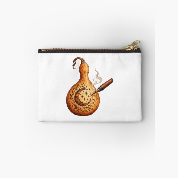 Item preview, Halloween Gourd Pyrography Artist Moon Burn Art designed and sold by UrbanCanvvas.