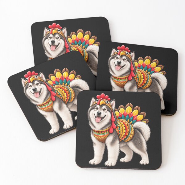 Item preview, Funny Alaskan Malamute Turkey Costume Thanksgiving Dog Lover designed and sold by rafaeltto.