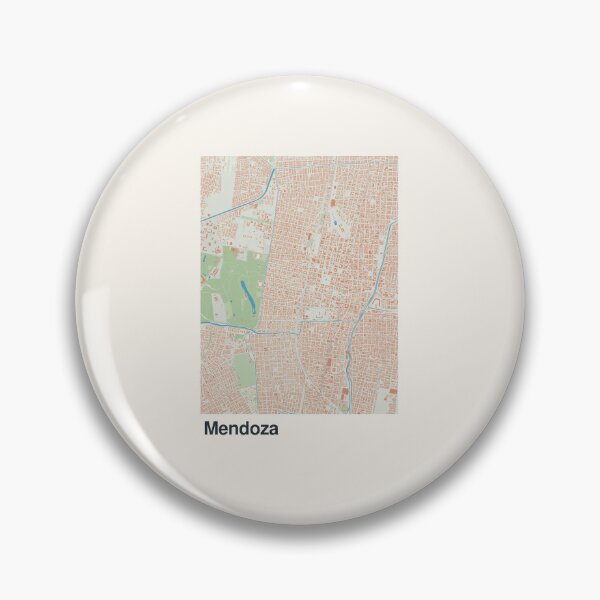 Item preview, Mendoza Minimalistic Map Art designed and sold by MapsNerd.