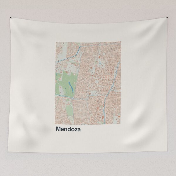 Item preview, Mendoza Minimalistic Map Art designed and sold by MapsNerd.