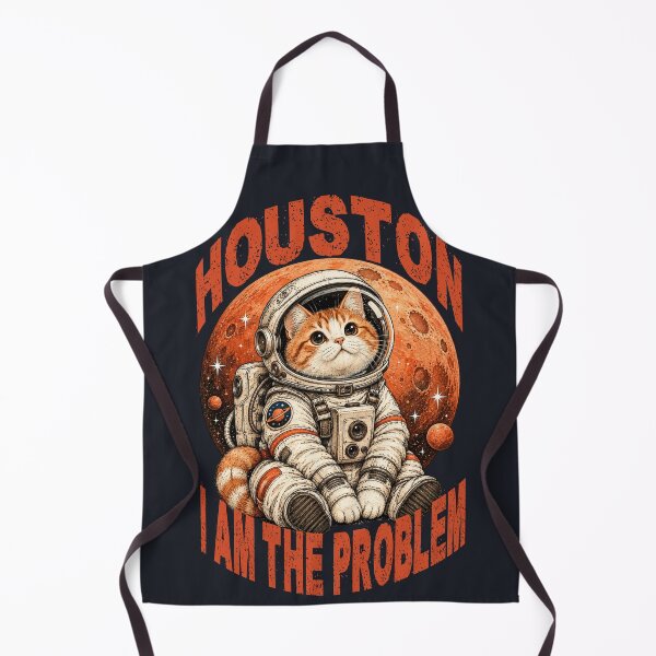 Item preview, Funny Astronaut Cat - Houston I Am The Problem designed and sold by legendaryskins.