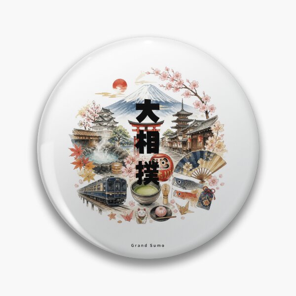 Item preview, Oozumou - Grand Sumo | Japan Travel Memories Collage | Japanese Design designed and sold by JapanMemoir.